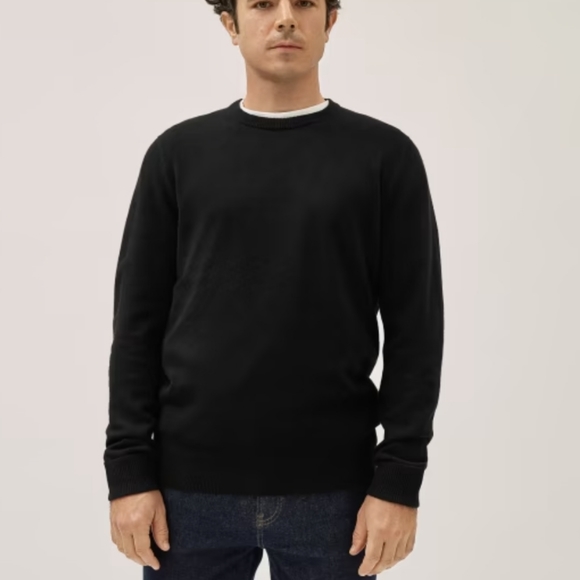 Everlane Mens Black Grade-A Cashmere Sweater sz XL